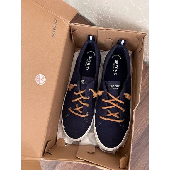 Sperry Women's Crest Vibe Sneaker- Navy - Picture 3 of 11